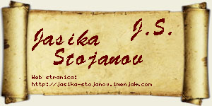 Jasika Stojanov vizit kartica